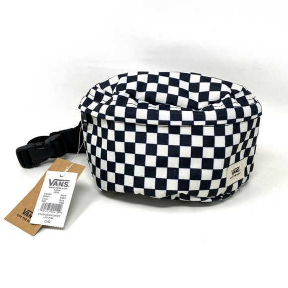VANS Street Ready Waist Pack Fanny Belt Bag White Black Women's VN0A3WKDP2T - Picture 5 of 10